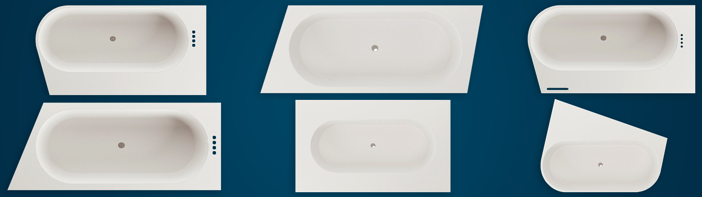 One model - many options! Create your bathroom with Miraggio!