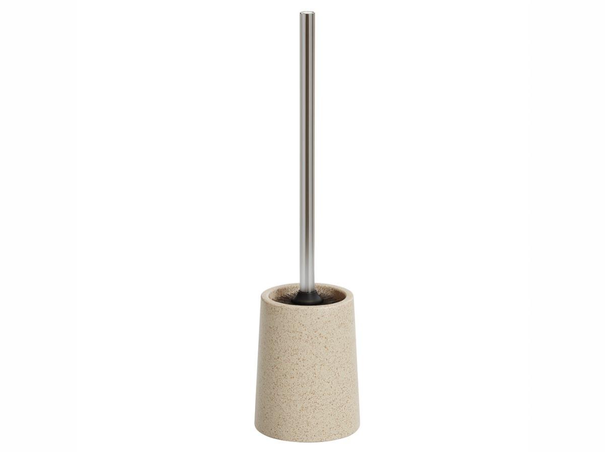Toilet brush with holder PureLine sand/black
