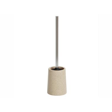 Toilet brush with holder PureLine sand/black