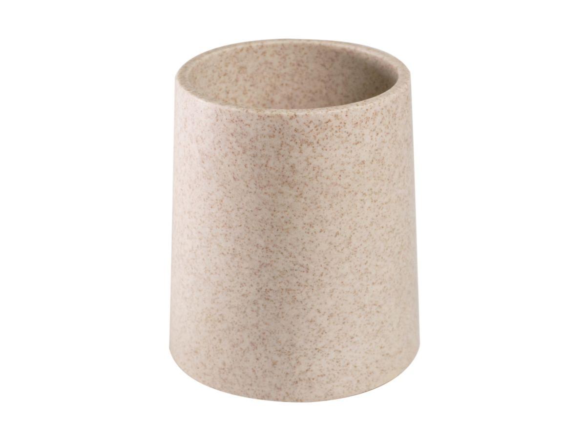 Toilet brush with holder PureLine sand/white