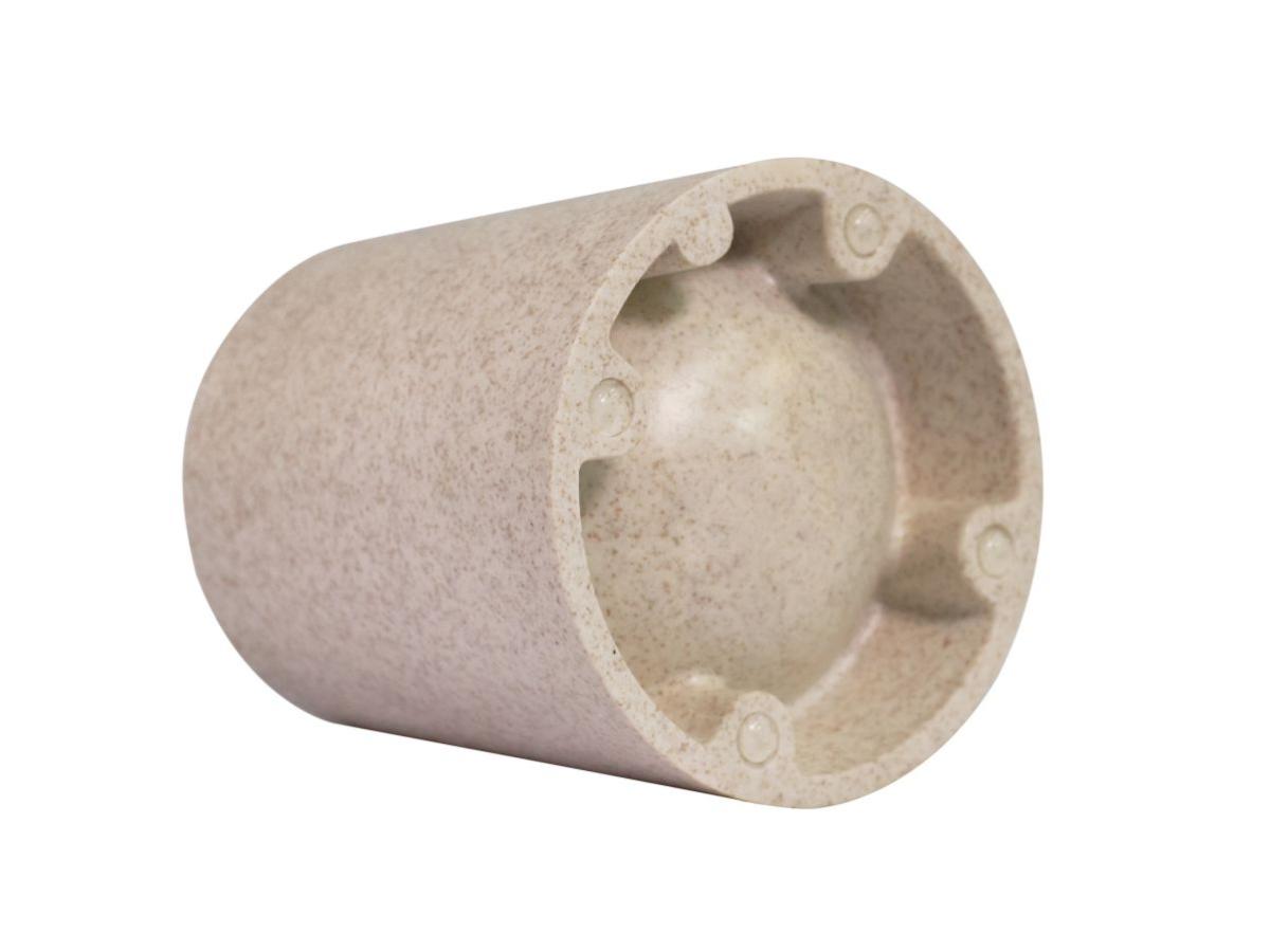 Toilet brush with holder PureLine sand/white