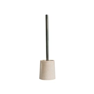 Toilet brush with holder PureLine sand/white