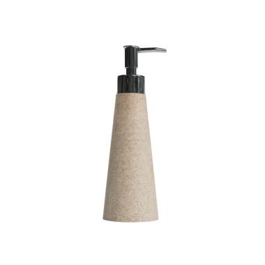 Dispenser for liquid soap PureLine sand/chrome