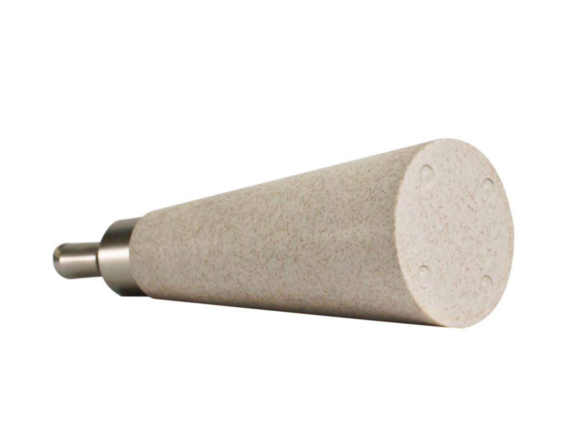 Dispenser for liquid soap PureLine sand/nickel