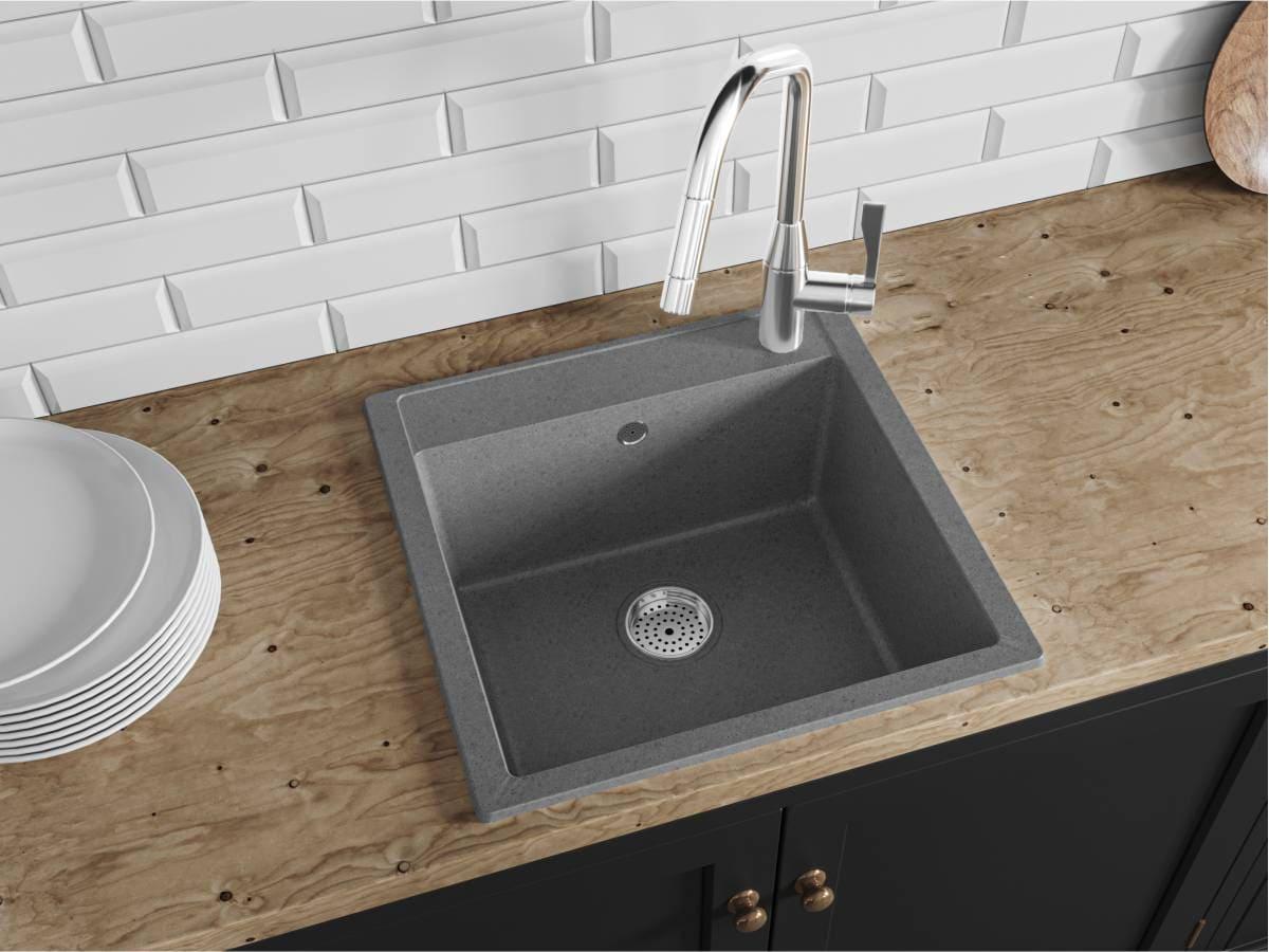 Kitchen sink BODRUM 510 gray