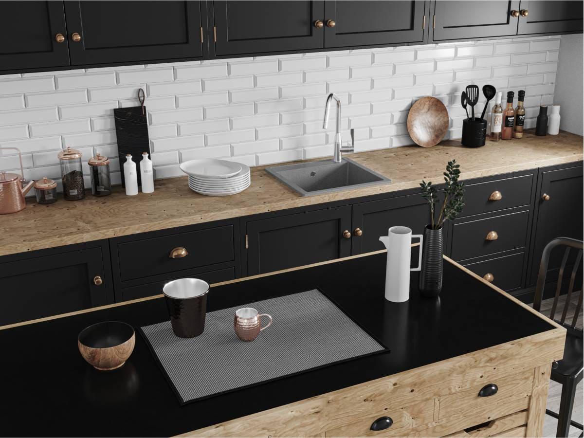 Kitchen sink BODRUM 510 gray