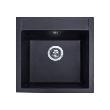 Kitchen sink BODRUM 510 black shine