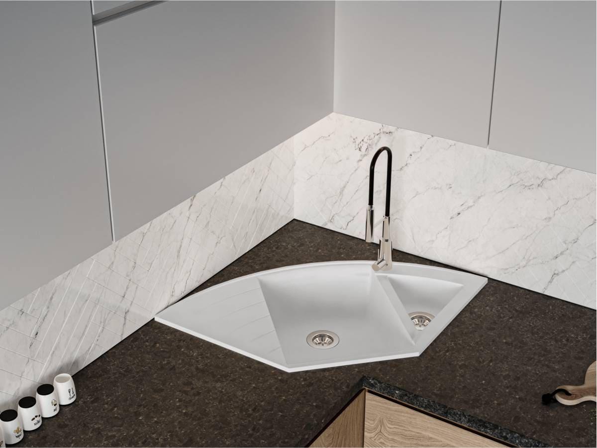 Kitchen sink EUROPE white