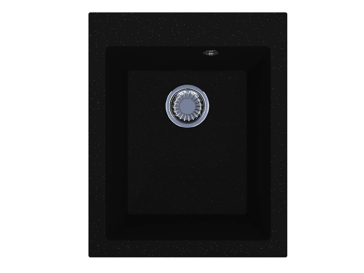 Kitchen sink HANOI 410 black shine