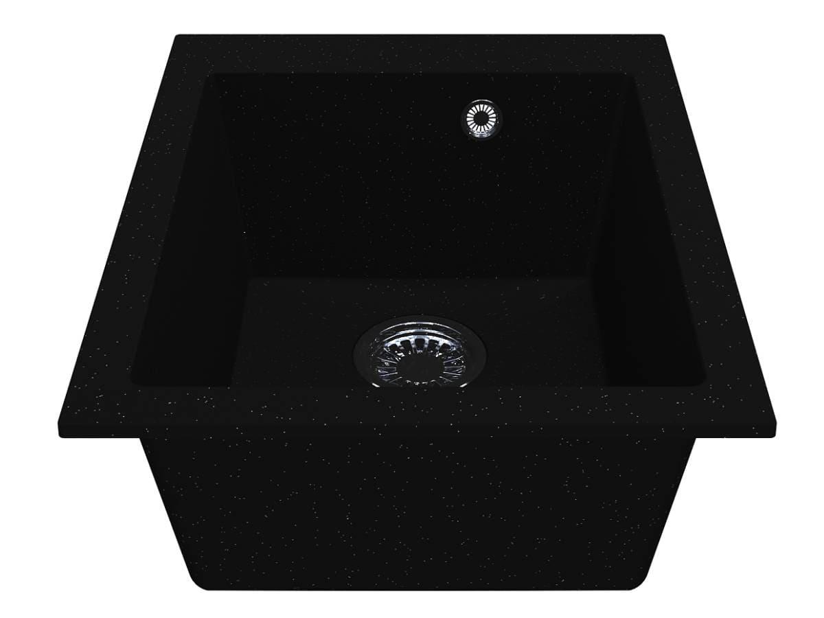 Kitchen sink HANOI 410 black shine