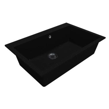 Kitchen sink HANOI 760 black shine