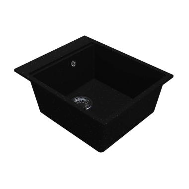Kitchen sink LAGOON 420 black shine