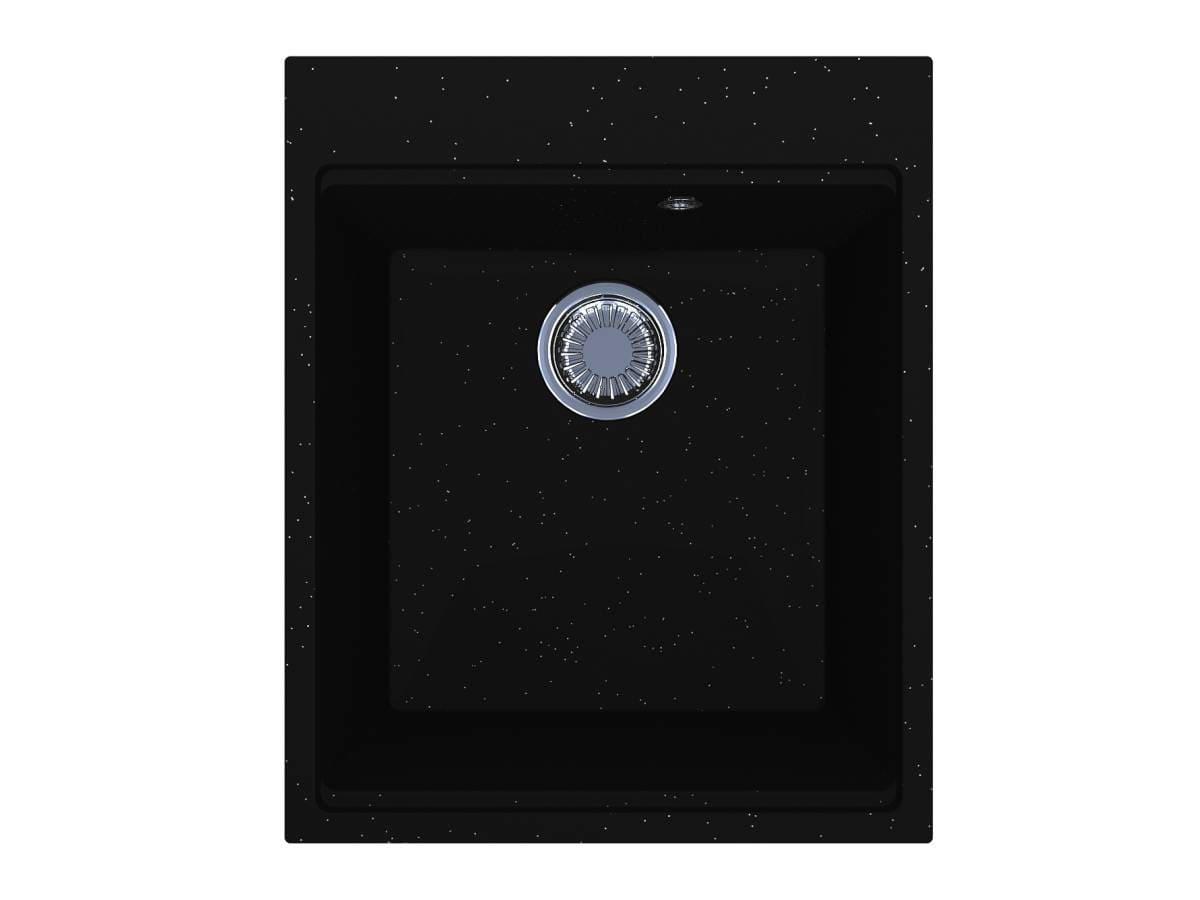 Kitchen sink LAGOON 420 black shine