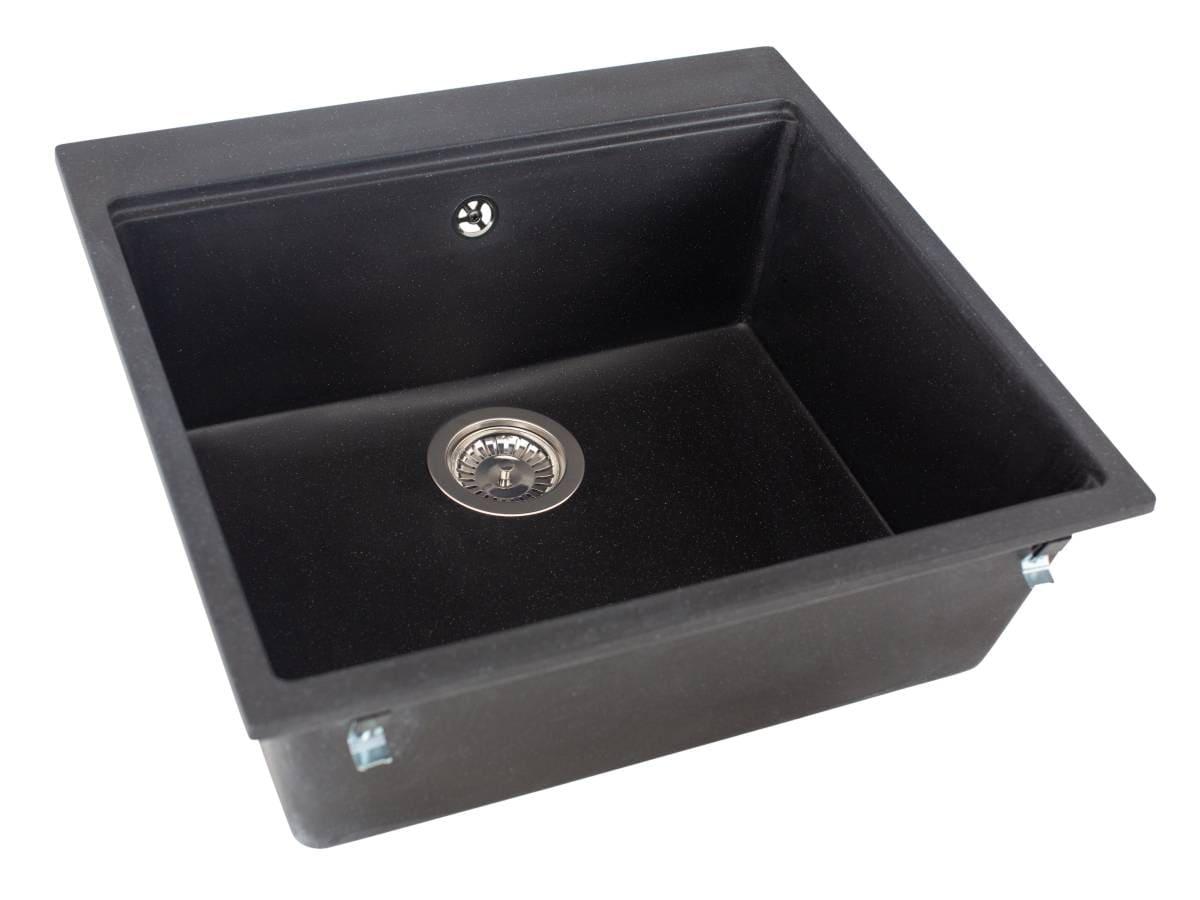 Kitchen sink LAGOON 540 black shine