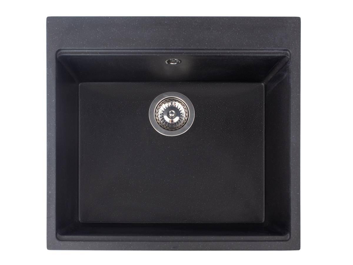 Kitchen sink LAGOON 540 black shine