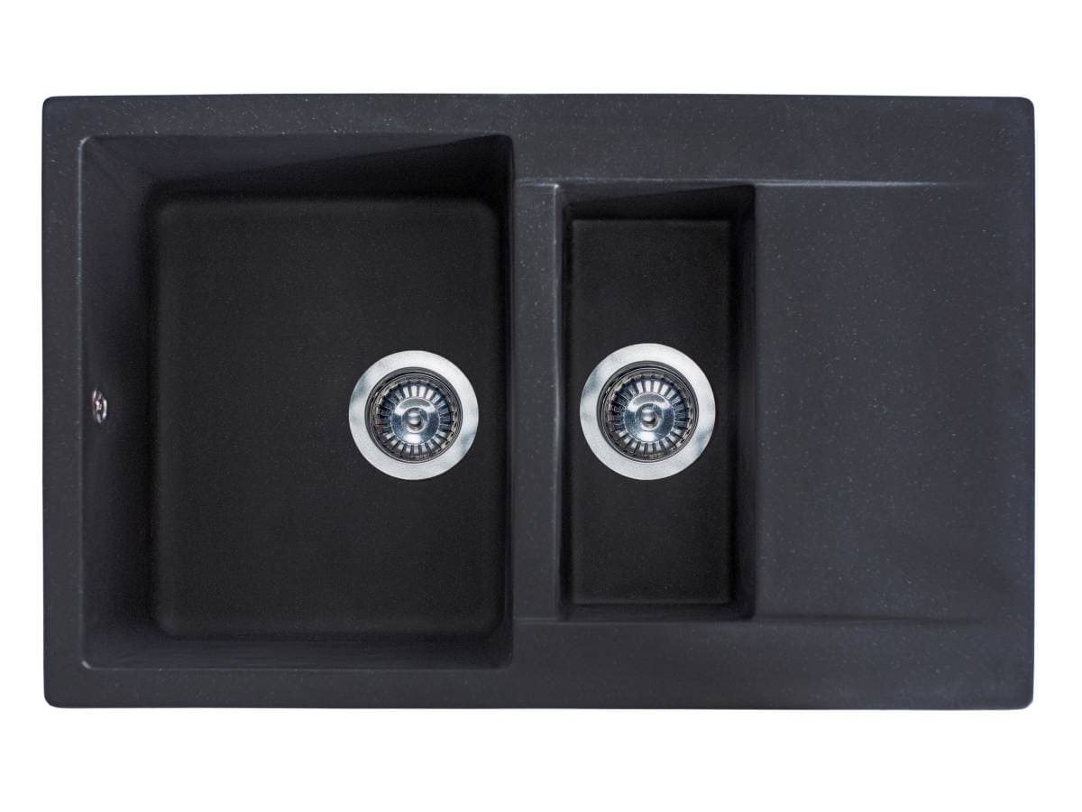 Kitchen sink LAPAS black shine