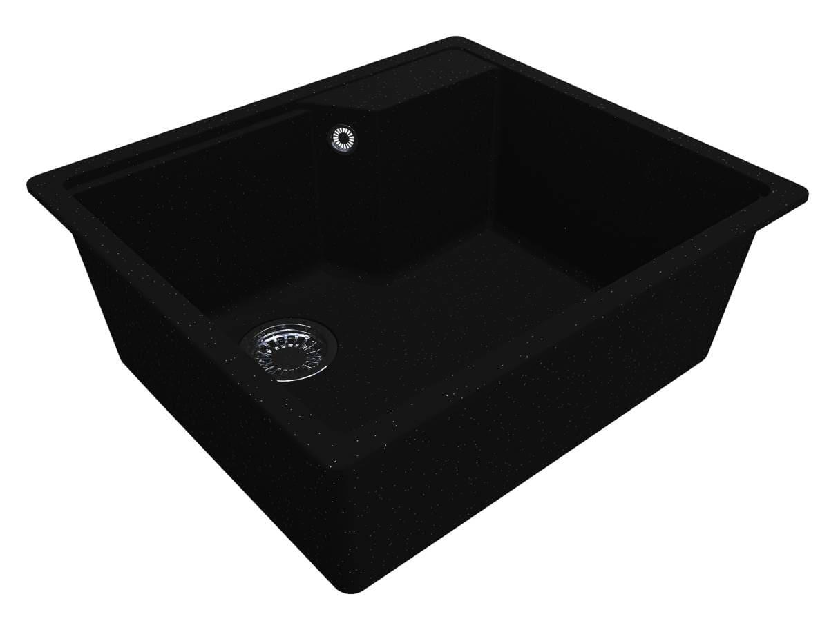 Kitchen sink LISA black shine