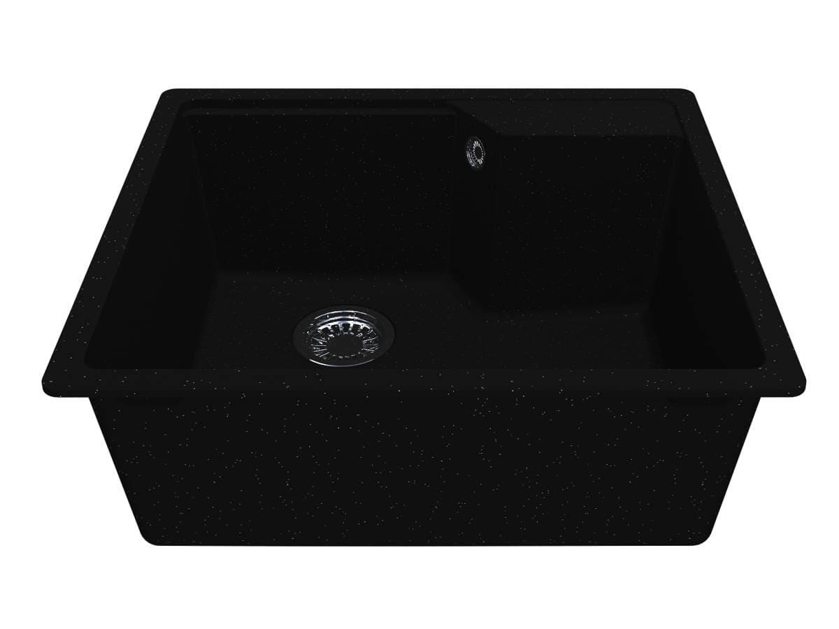 Kitchen sink LISA black shine