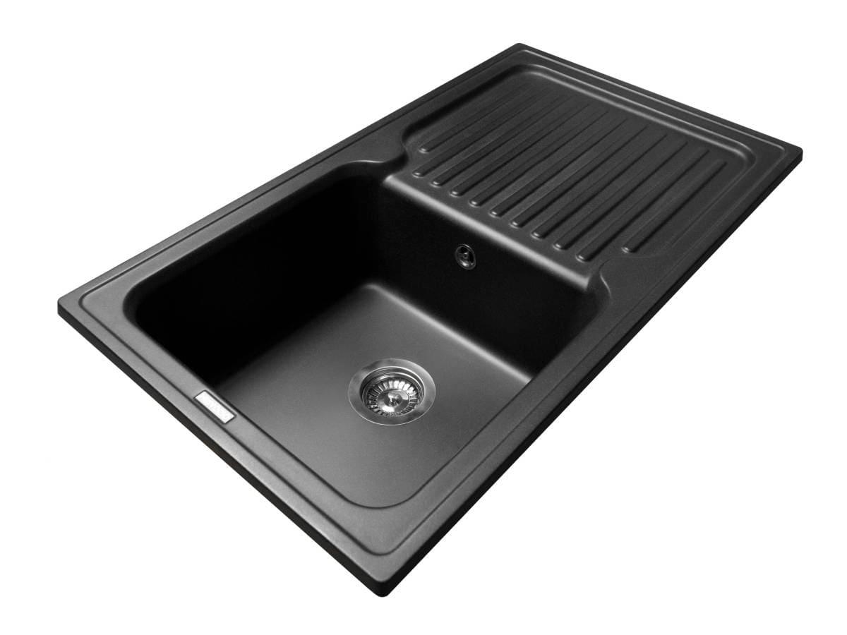 Kitchen sink ORLEAN black shine