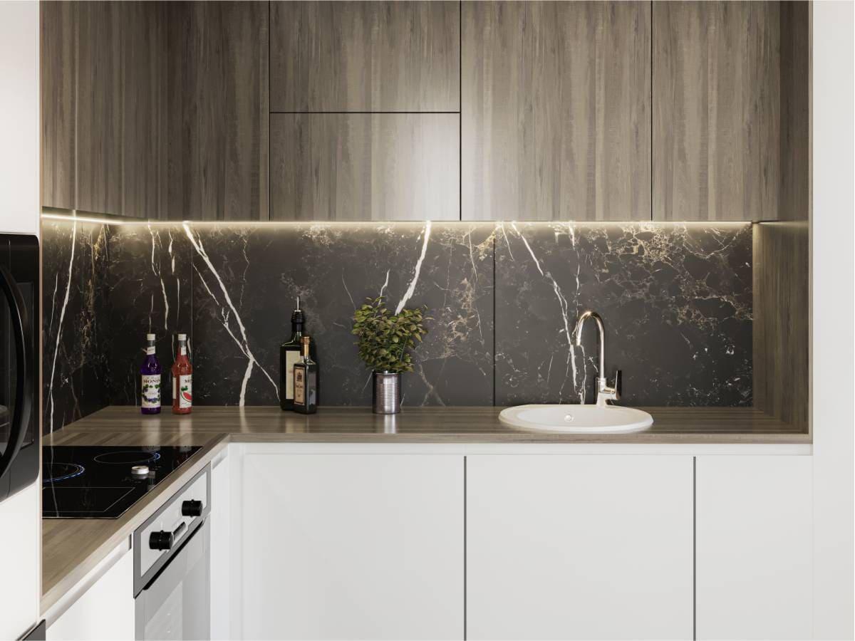 Kitchen sink TULUZA white