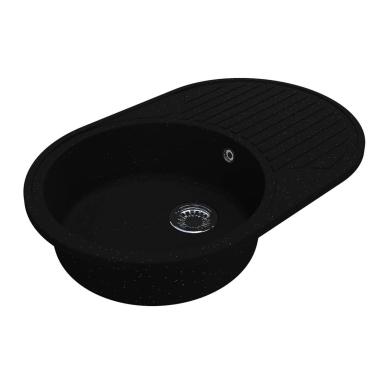 Kitchen sink VERMONT black shine
