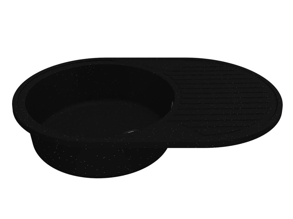 Kitchen sink VERMONT black shine