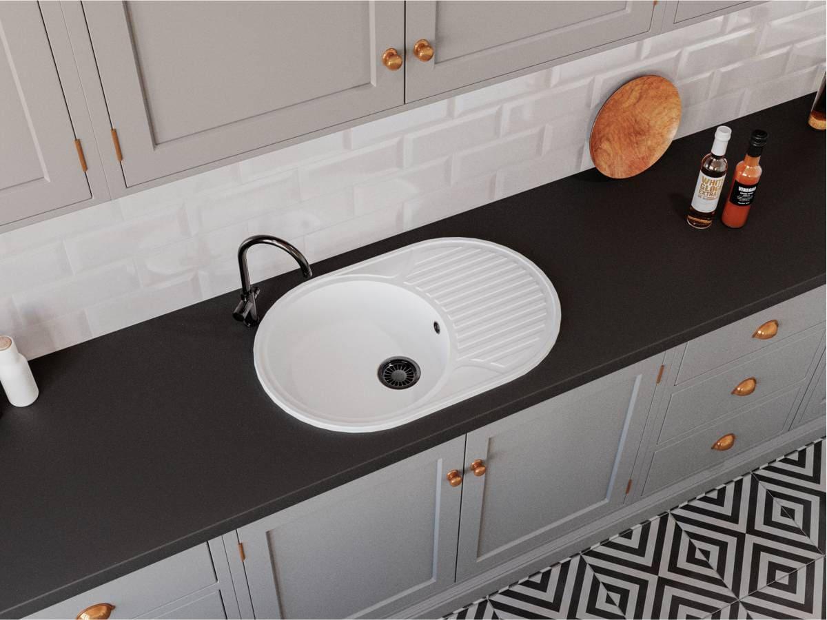 Kitchen sink VERMONT white