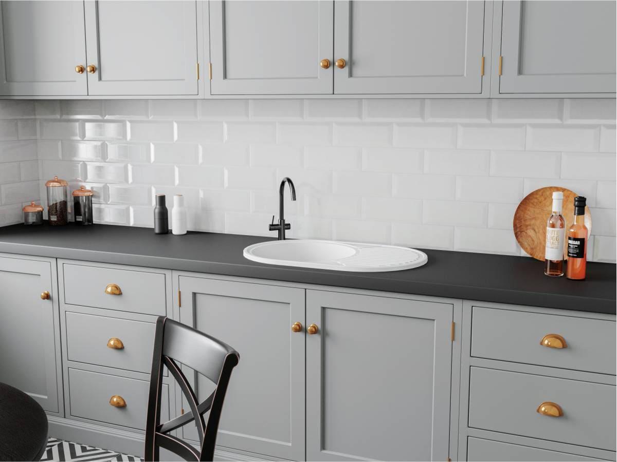 Kitchen sink VERMONT white