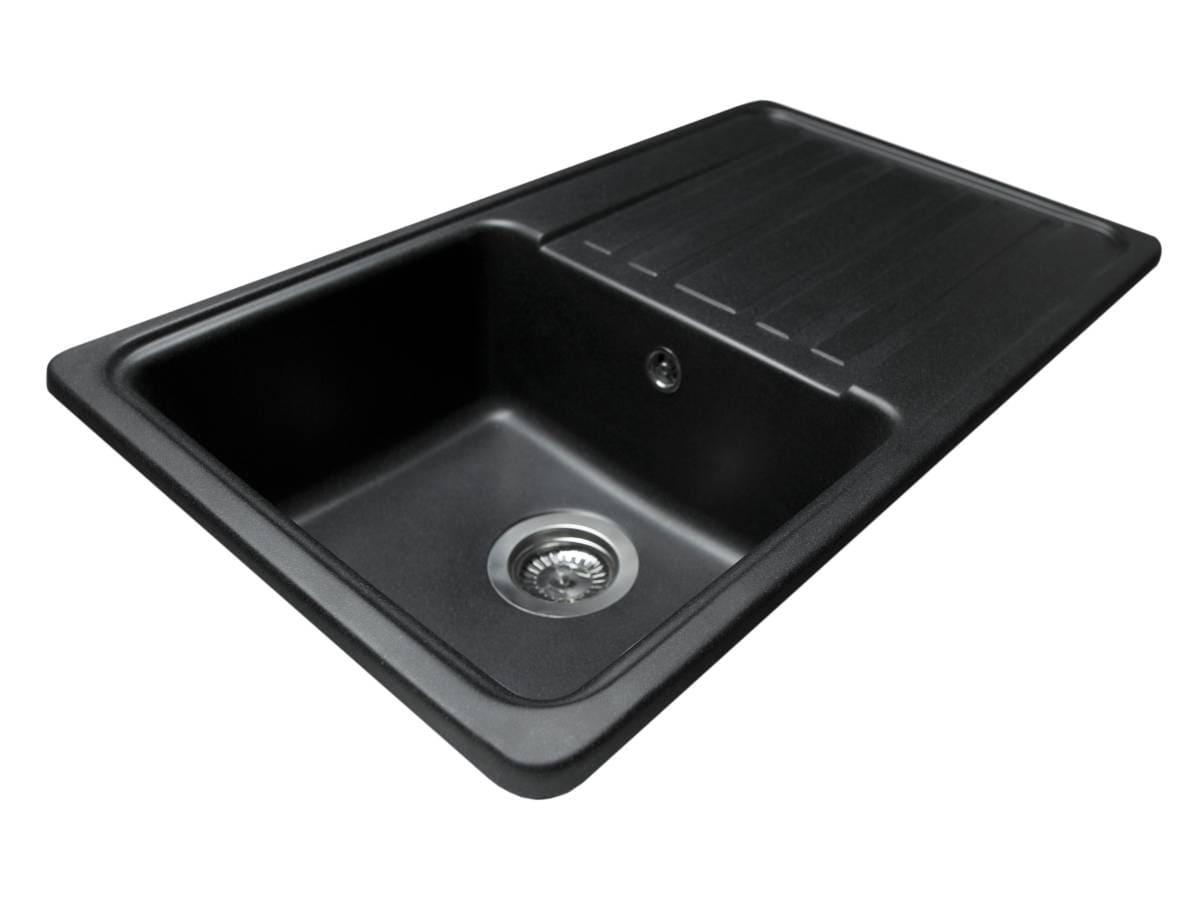 Kitchen sink VERSAL black shine