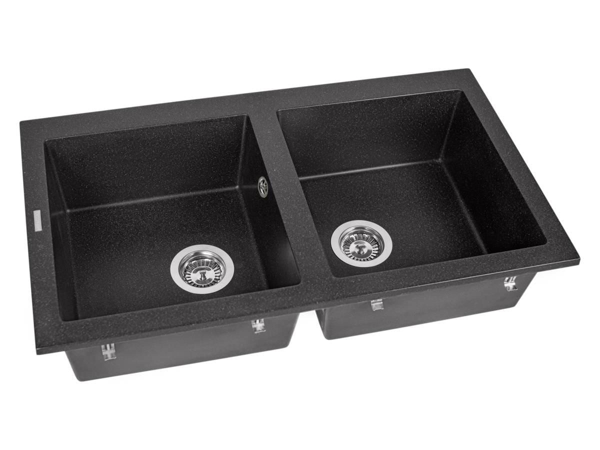 Kitchen sink WESTEROS black shine