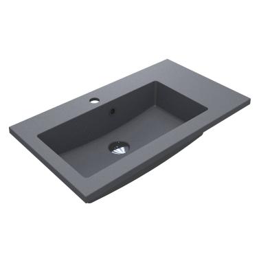 Washbasin BARCELONA 700 L MIRASTONE GRAY