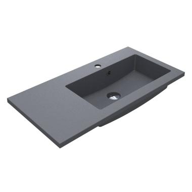 Washbasin BARCELONA 800 R MIRASTONE GRAY