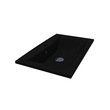 Washbasin BERLIN MIRASTONE BLACK SHINE
