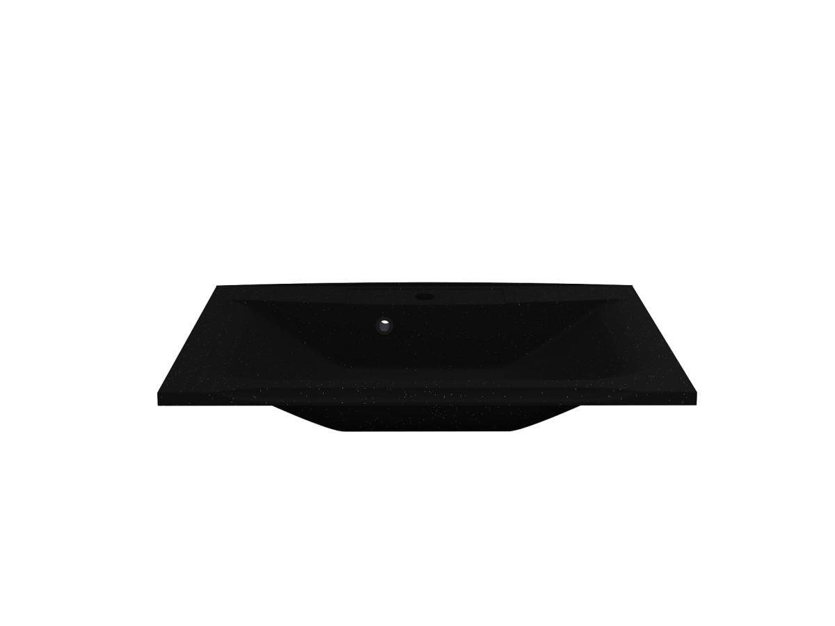 Washbasin BERLIN MIRASTONE BLACK SHINE