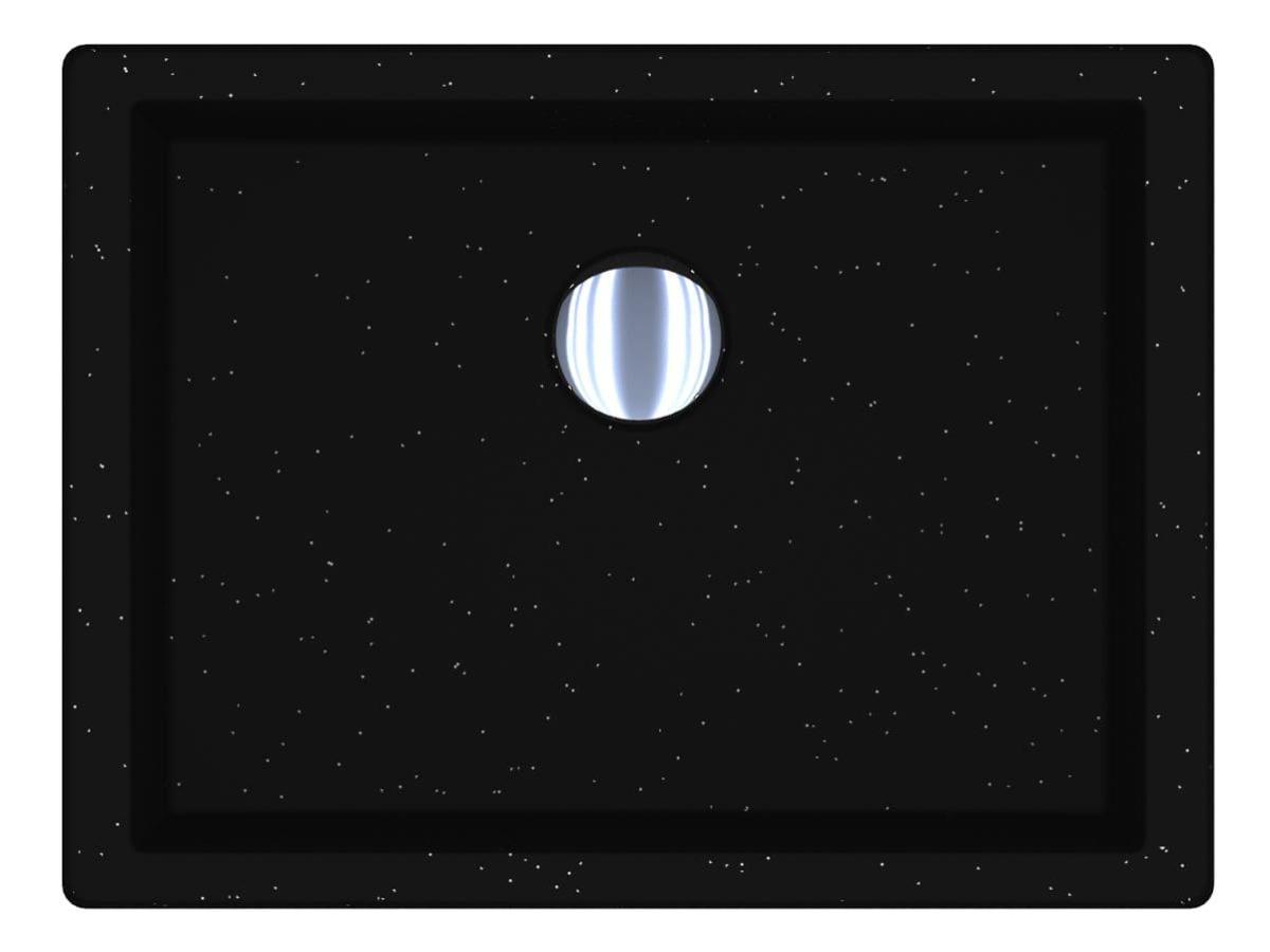 Washbasin BOGOTA 405 MIRASTONE BLACK SHINE