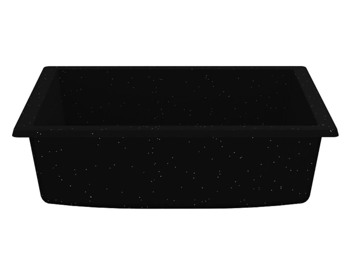 Washbasin BOGOTA 405 MIRASTONE BLACK SHINE