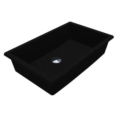 Washbasin BOGOTA 505 MIRASTONE BLACK SHINE
