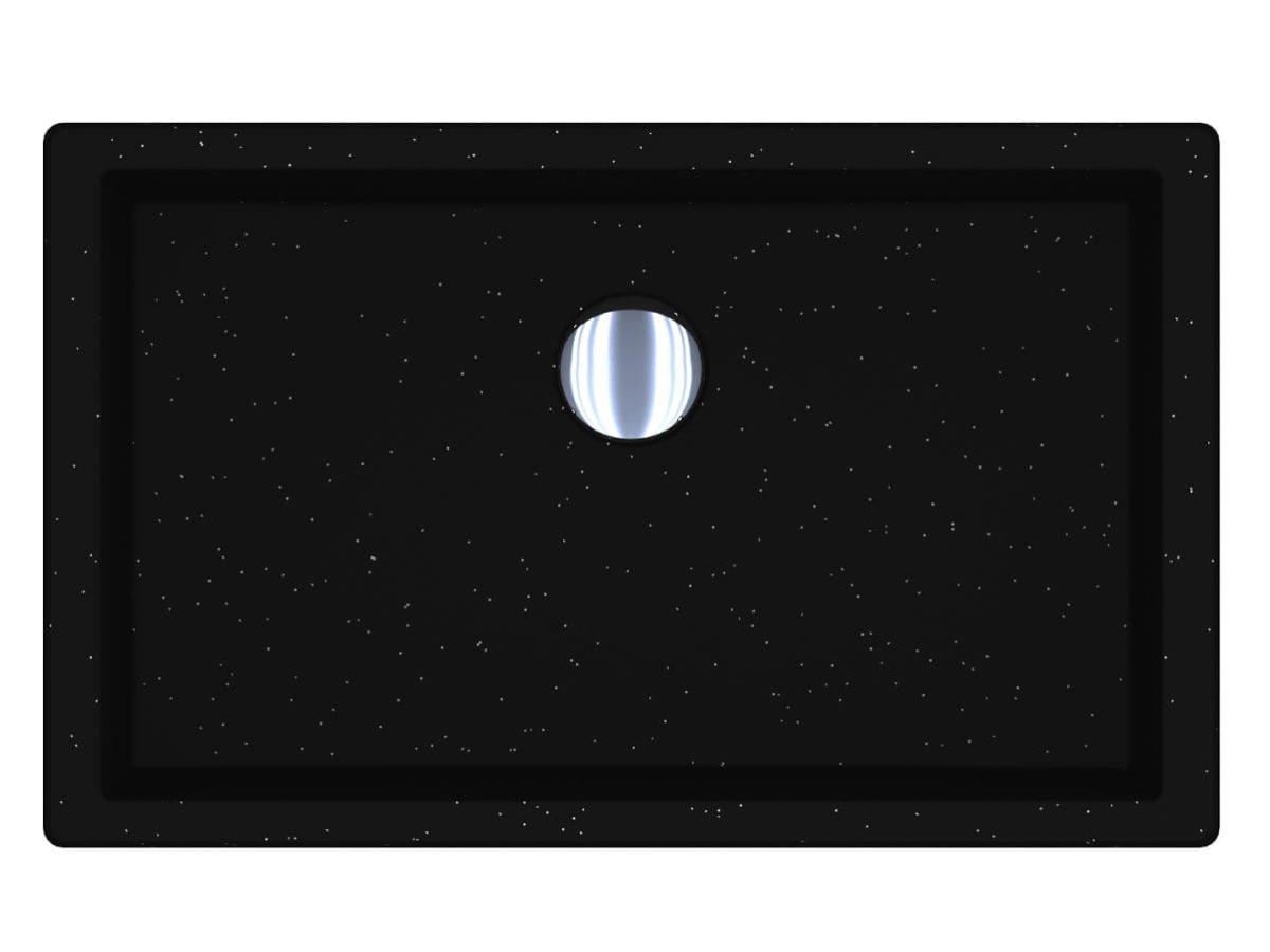 Washbasin BOGOTA 505 MIRASTONE BLACK SHINE