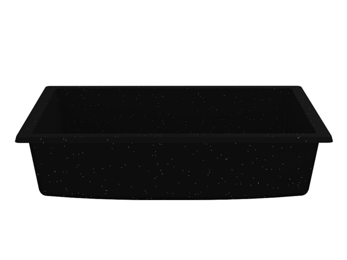 Washbasin BOGOTA 505 MIRASTONE BLACK SHINE