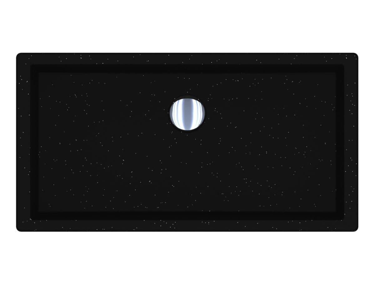 Washbasin BOGOTA 605 MIRASTONE BLACK SHINE