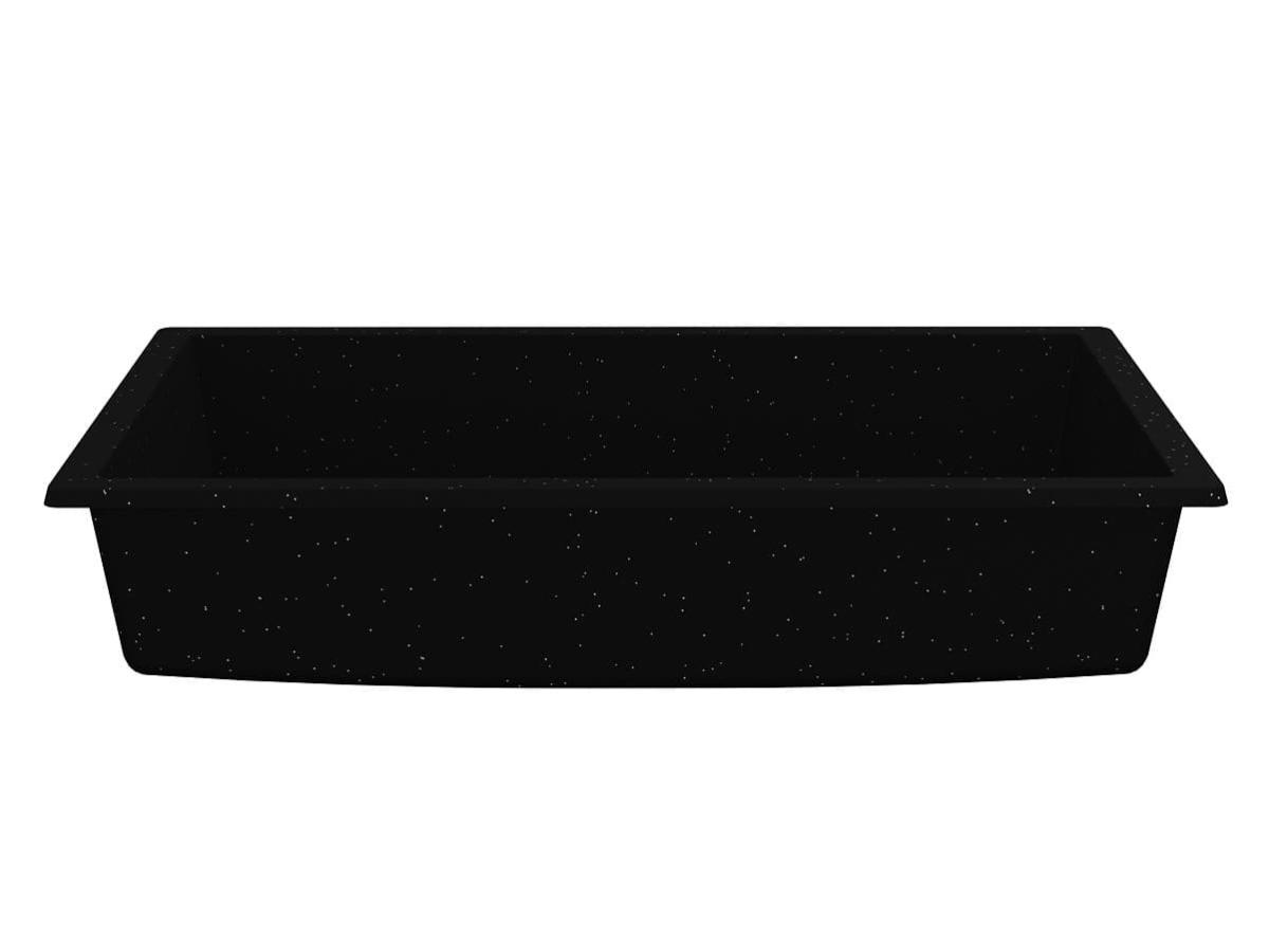 Washbasin BOGOTA 605 MIRASTONE BLACK SHINE