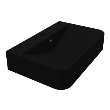 Washbasin CHAMONIX MIRASTONE BLACK SHINE