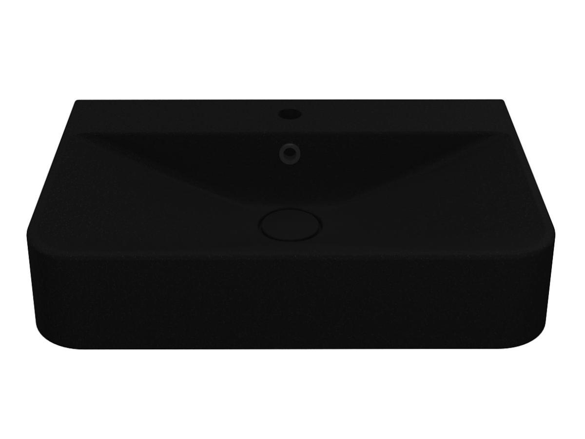 Washbasin CHAMONIX MIRASTONE BLACK SHINE