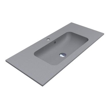 Washbasin DELLA 1000 MIRASTONE GRAY