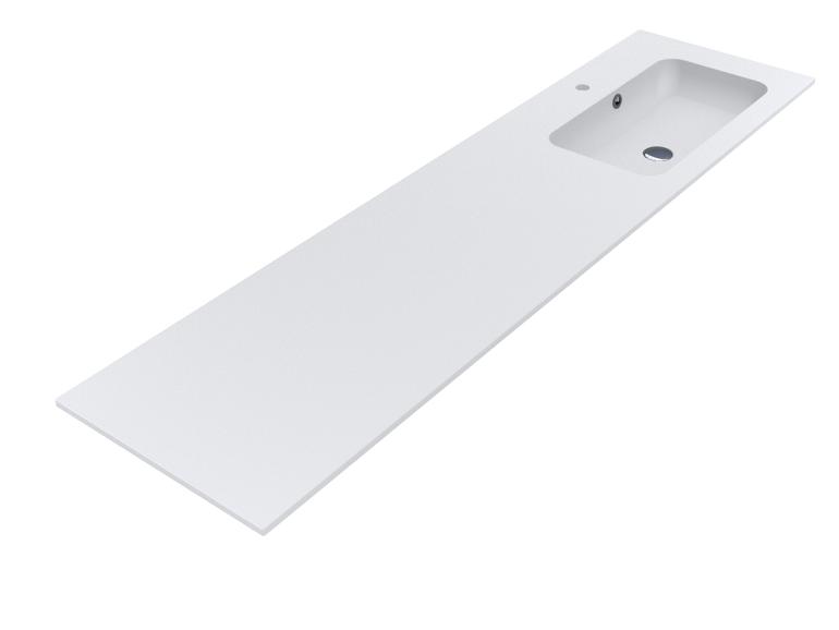 Washbasin DELLA 1900 R MATT