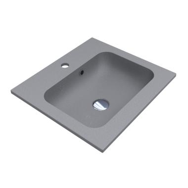 Washbasin DELLA 500 MIRASTONE GRAY