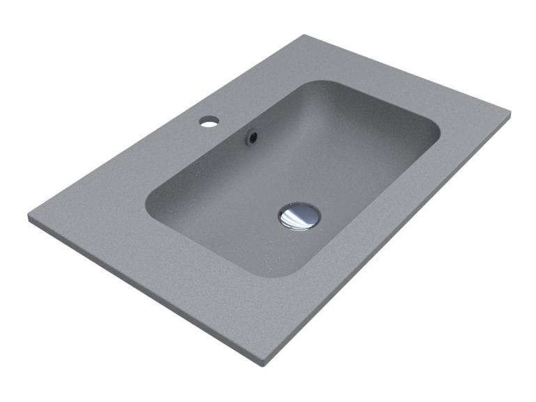 Washbasin DELLA 700 MIRASTONE GRAY
