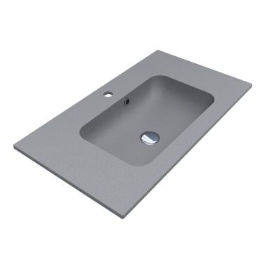 Washbasin DELLA 800 MIRASTONE GRAY