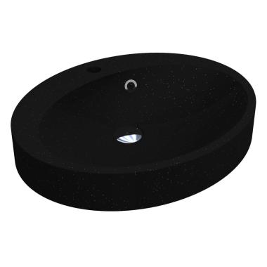 Washbasin DEVON MIRASTONE BLACK SHINE