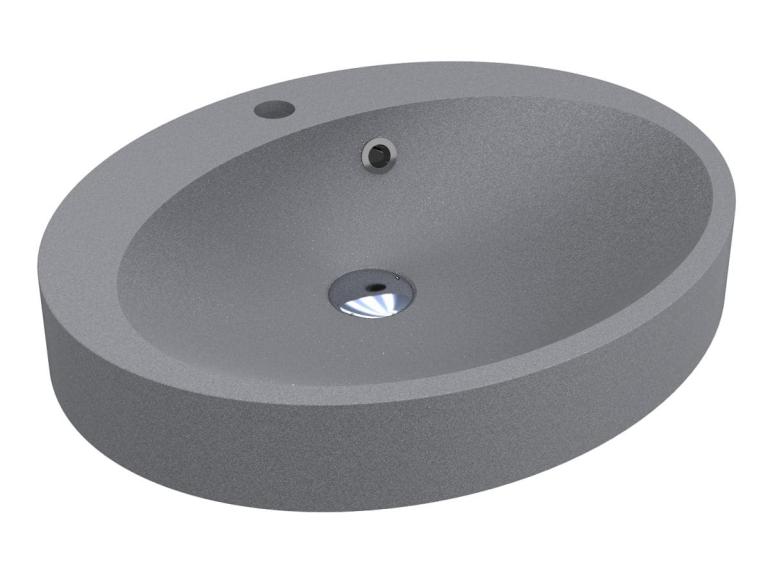 Washbasin DEVON MIRASTONE GRAY